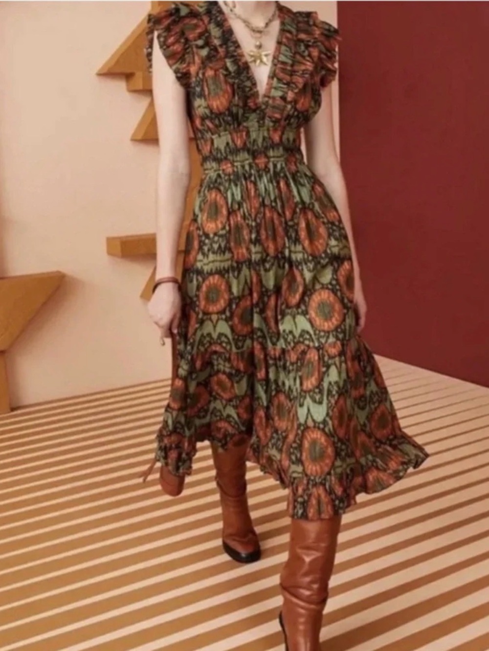 Ulla Johnson Samara Midi Dress